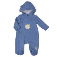 H13531: Baby Boys Bear Quilted All In One (0-9 Months)